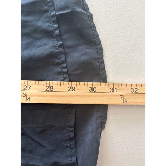 Unsubscribed Tunic Top Women's Small Black Silk Button Front Lightweight Flowy - Picture 8 of 10